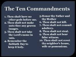 Ten commandment